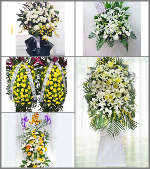 福建泉州丰泽区东湖街道松林社区白事花篮预定